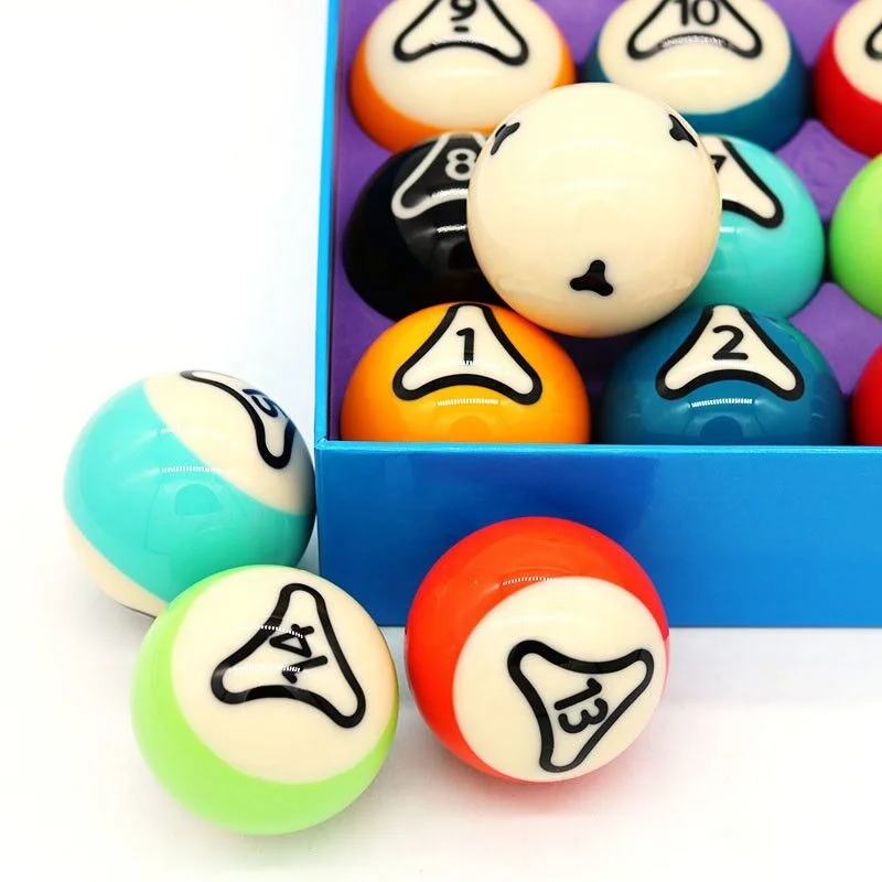 

Hot Sale high quality NEW special style 2-1/4 57.2mm Resin Material Billiard Ball Set Pool Balls