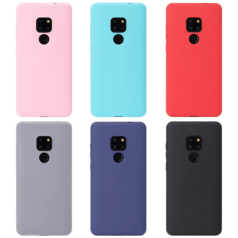 

Hua Wei Mate20 Mobile Phone Case Frosted Tpu Candy Mate20pro All-inclusive Soft Case Silicone Protective Cover, Picture shows
