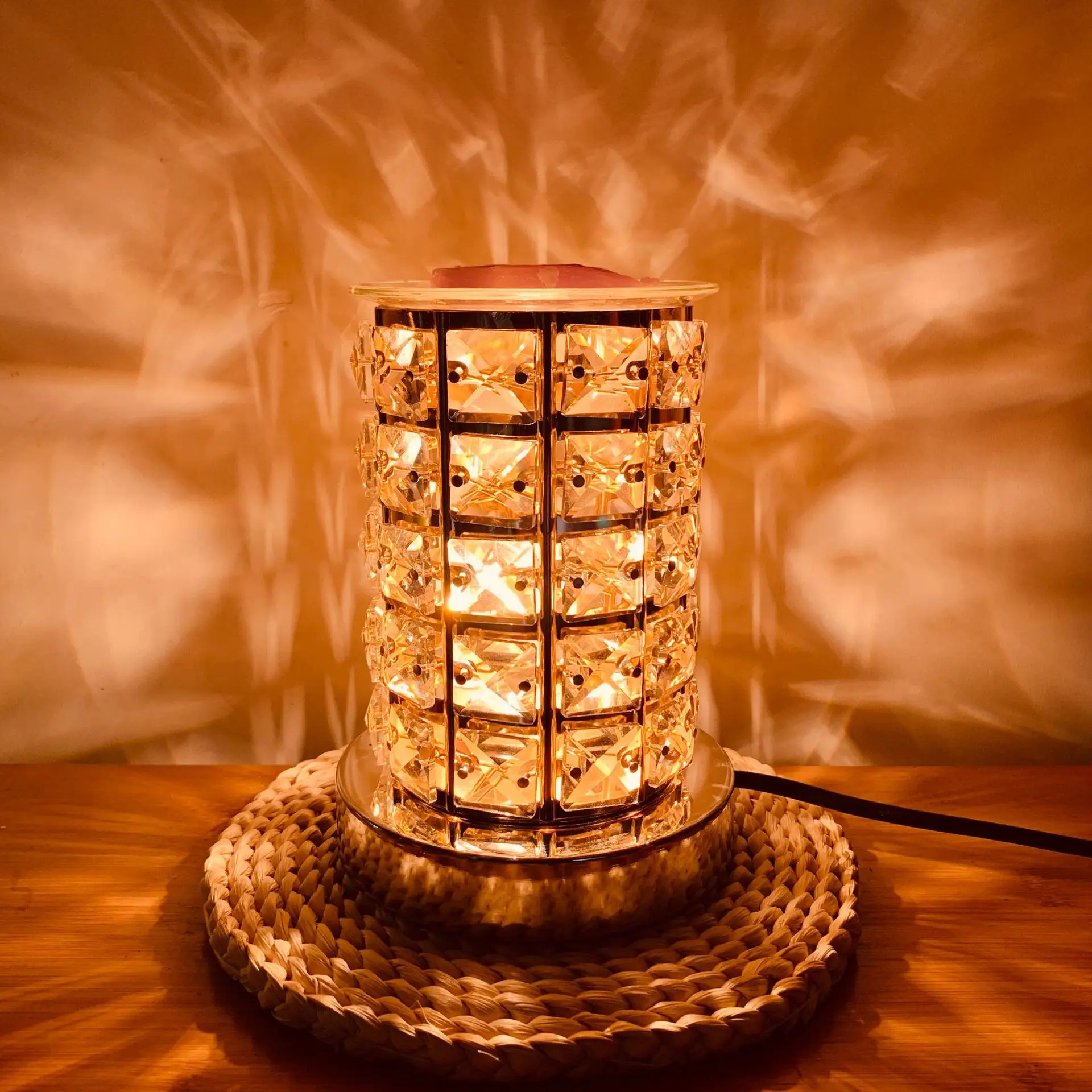 Crystal Electric Wax Melts Warmer Fragrance Candle Melter Warmer For