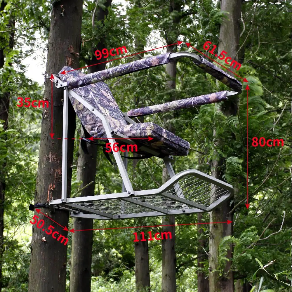 Wholesale Outdoor Telescopic Camo Metal Tree Seat Climbing Steps Deer