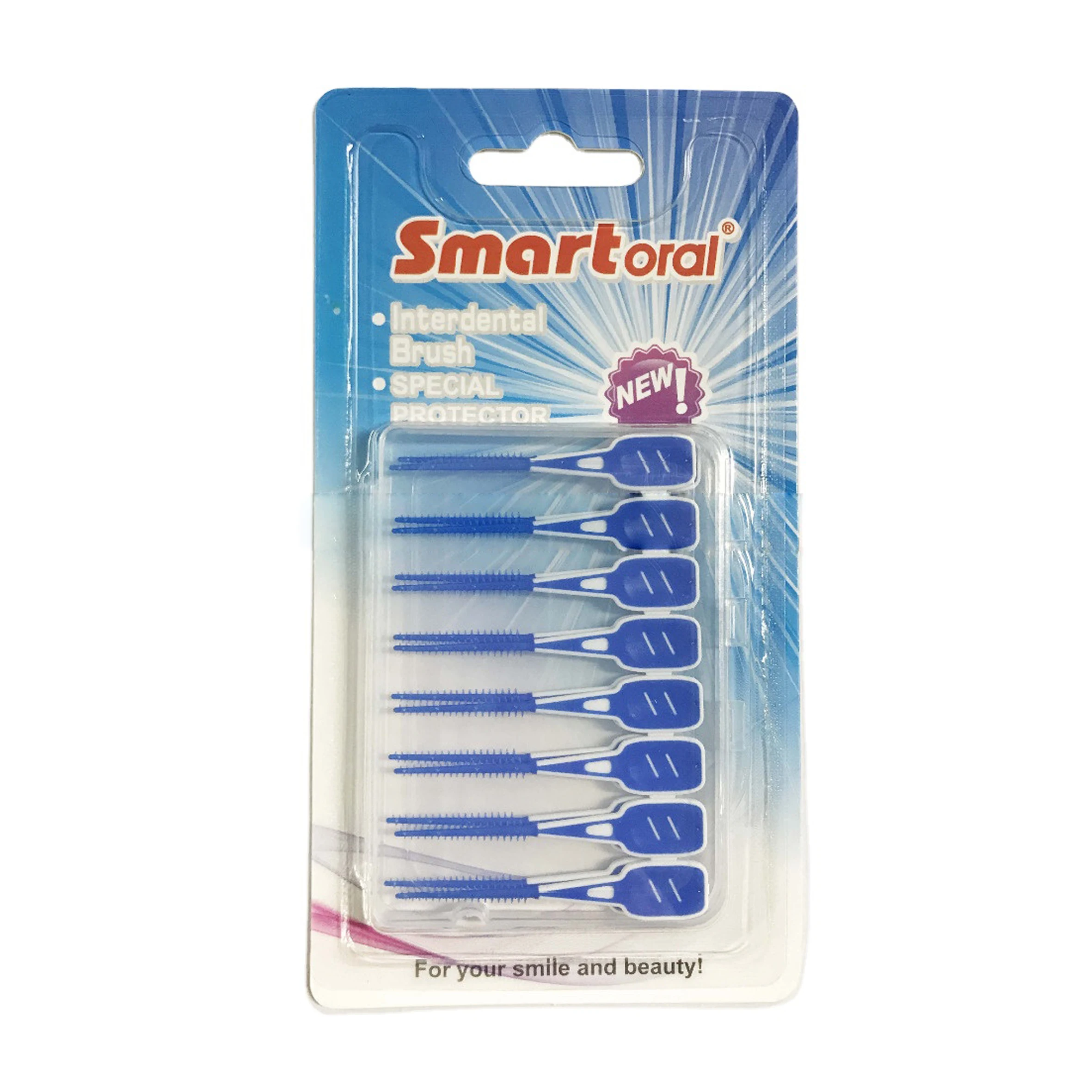 
Professional Rubber bristle Interdental Brush Rubber Handle Toothbrush 