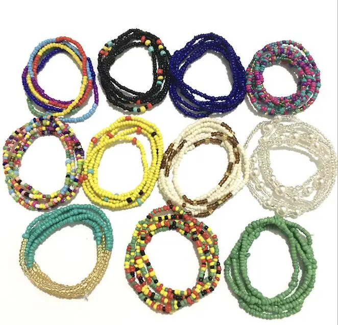 

Summer fashion african Jewelry Waist Bead Set, , Belly seed beads Body Chain, Beaded Belly Chain for women girls, As picture