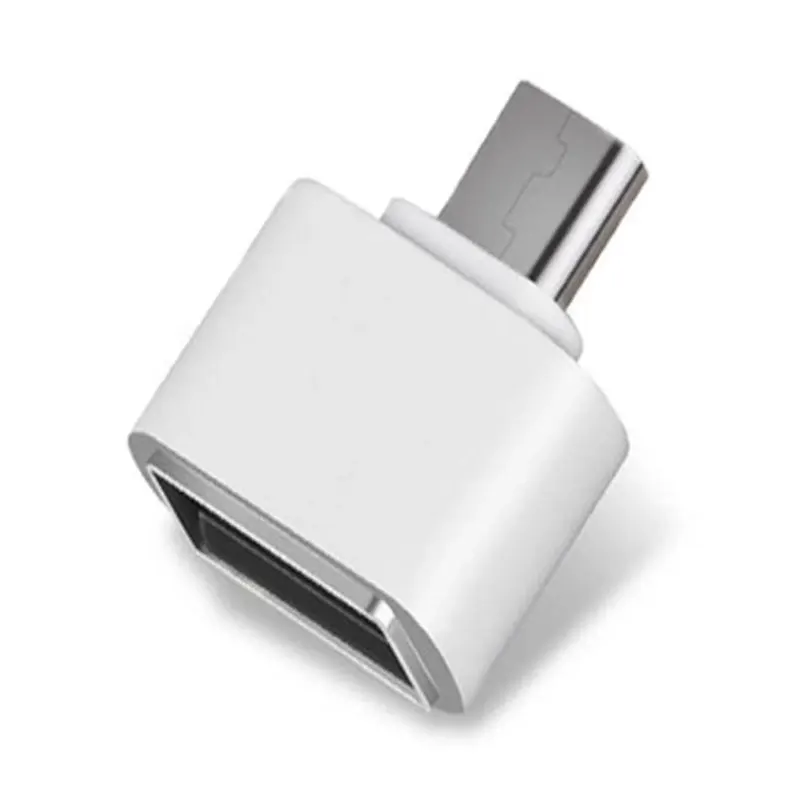 

USB OTG Female to Micro Male Adapter Only for Charging OTG Adapter to Micro Female, Black white