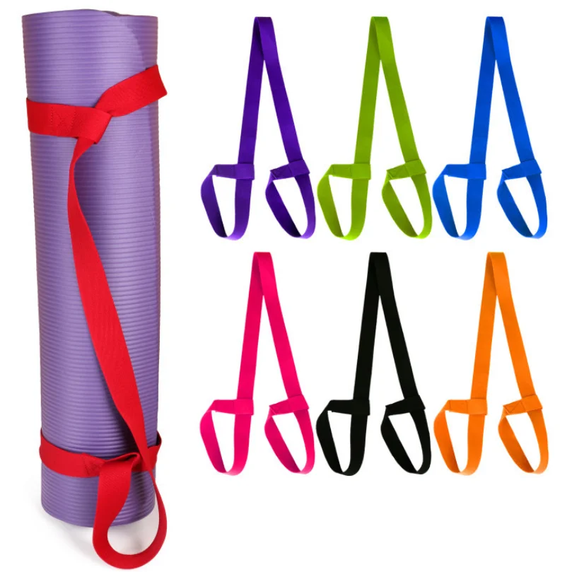 

Wholesale Custom Adjustable Sports Fitness Sling Cotton Yoga Mat Carrying Strap,yoga Mat Carrier Strap, Purple/blue/pink/orange/red/green/black