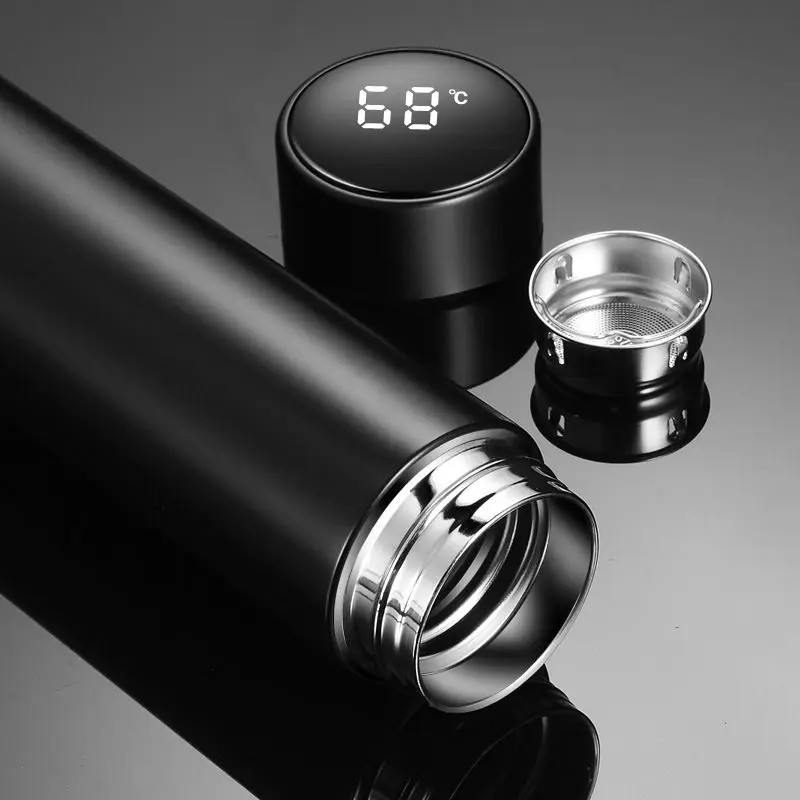 

500ml LED Temperature Display Stainless Steel Insulted Water Bottle