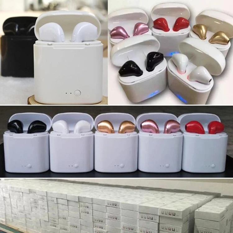 
2019 newest i7s tws 5.0 wireless casque audio bluetooth earpiece noise cancelling headphone bluetooth headset 