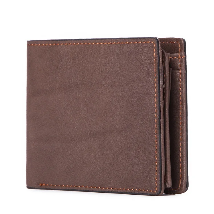 

RFID Blocking Men Minimalist Short Type Genuine Cowhide Leather Cards Holder Wallet, Brown,light purple,coffee