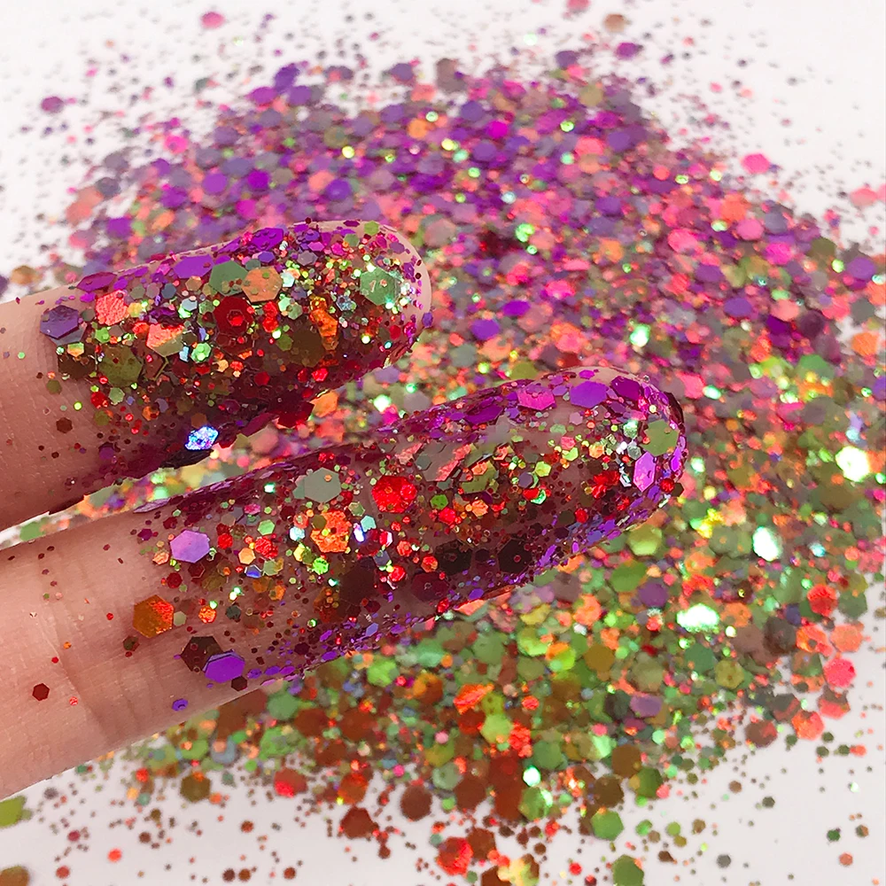Xucai Ultra-Fine Glitter Powder Edible Water Base Sprinkles for Festivals & Promotional Party Supplies Glitter Effect Craft