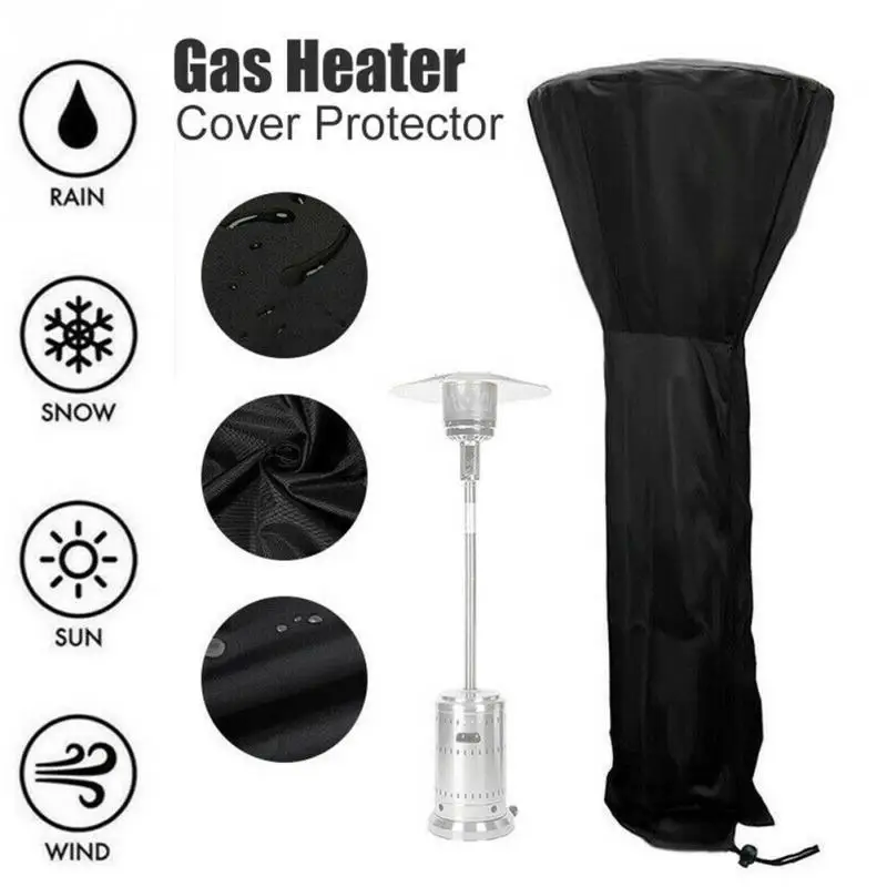 LOGO Custom 600D Oxford Waterproof Homful Patio Heater Cover,Garden Gas Heater Covers