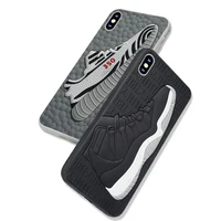 

Hot new unique Matte silicon basketball shoes phone case back cover For iPhone 7 8 PLUS for Jordan sneaker case