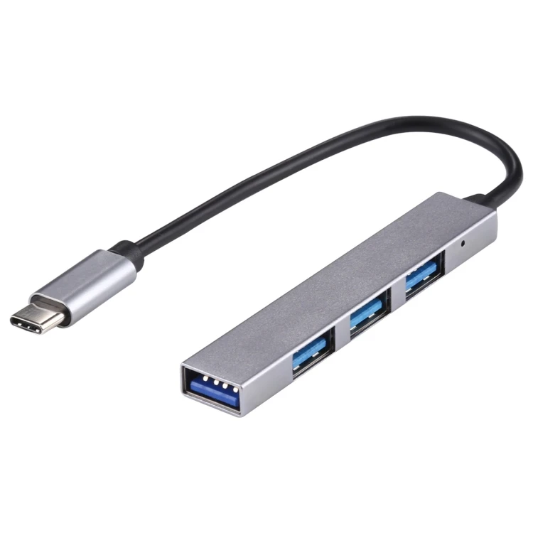 

New Promotion T-818 4 x USB 3.0 to USB-C / Type-C HUB Adapter