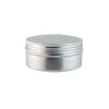 5g 10g 15g 30g 50g 60g 100g 120g 150g Round Silver Screw Top Container Aluminum Lip Blam Metal Tin for Crafts
