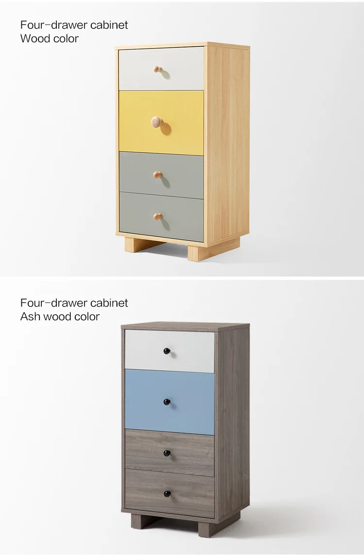 Modern Furniture 3 4 Drawer Filing Wood Living Room Storage Cabinets