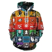 

Hiphop Custom Multi Color Block Hoodie