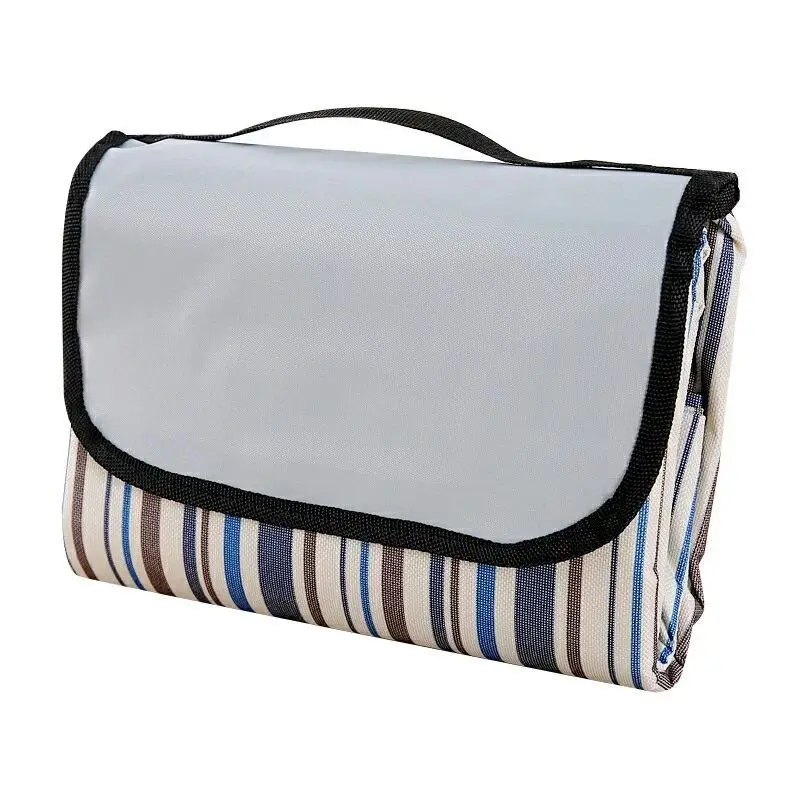 

Plaid Picnic Mats Monochrome Moisture-proof Mats Oxford Color Beach Mats