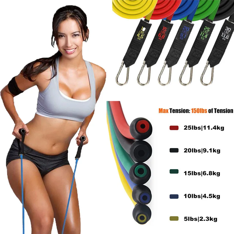 CHRT Home Exercise Fitness Stretch Resistance latex pull rope fitness pull up machine fitness pull rope
