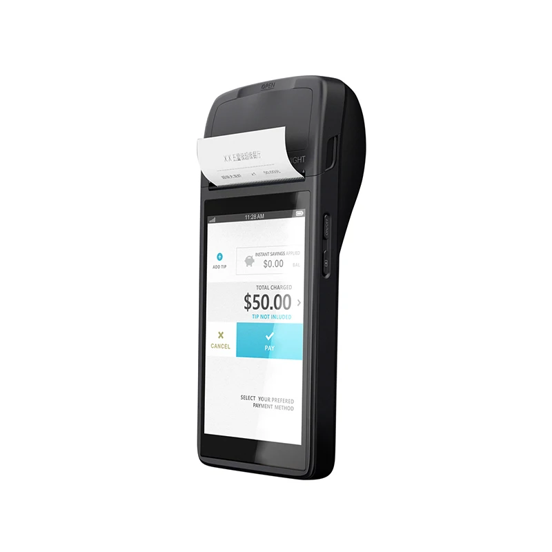 Android 11.0 Pos Machine Tcang T1 All in One Handheld Pos System Touch Screen Cash Register Point of Sale Android Pos Terminal