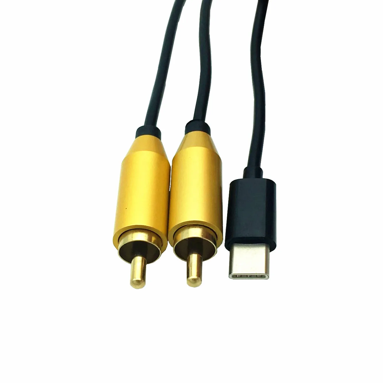 

USB C RCA Audio Cable Type-C to 2 RCA Cable 2rca Jack Type C RCA Cable for mobile phone Speaker Home Theater TV 0.8m