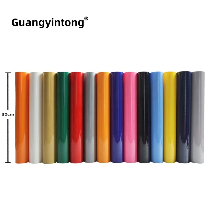 Guangyintong Pvc Withsticky Viniyl Bulk Htv Rhinestone Vinyl Heat Transfer Using Heat Transfer Vinyl Floral Iron on Vinyl