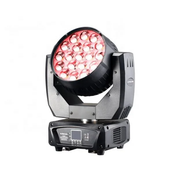 

China high quality 19x40W LED zoom single control RGBW 4in1 moving-head light flower effect stage lighting