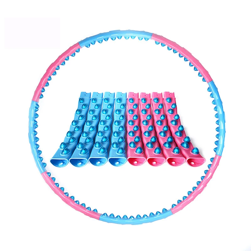 

Detachable Easy To Install Double Row Magnet massage Fitness Portable Hula Sports Hoops