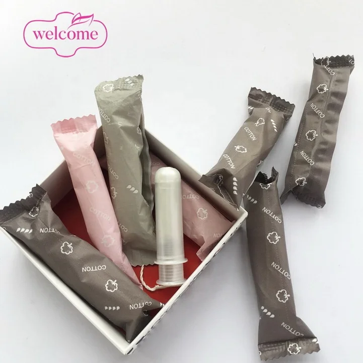 

Private Label GOTS Certified Organic Tampons Comfort Silk Touch Feminine Hygiene Ballon Tampon