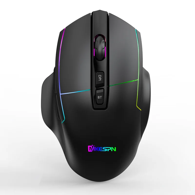 

Charging wireless Mouse RGB Gaming Mouse 7 Buttons Optical gaming mouse, Black or customized