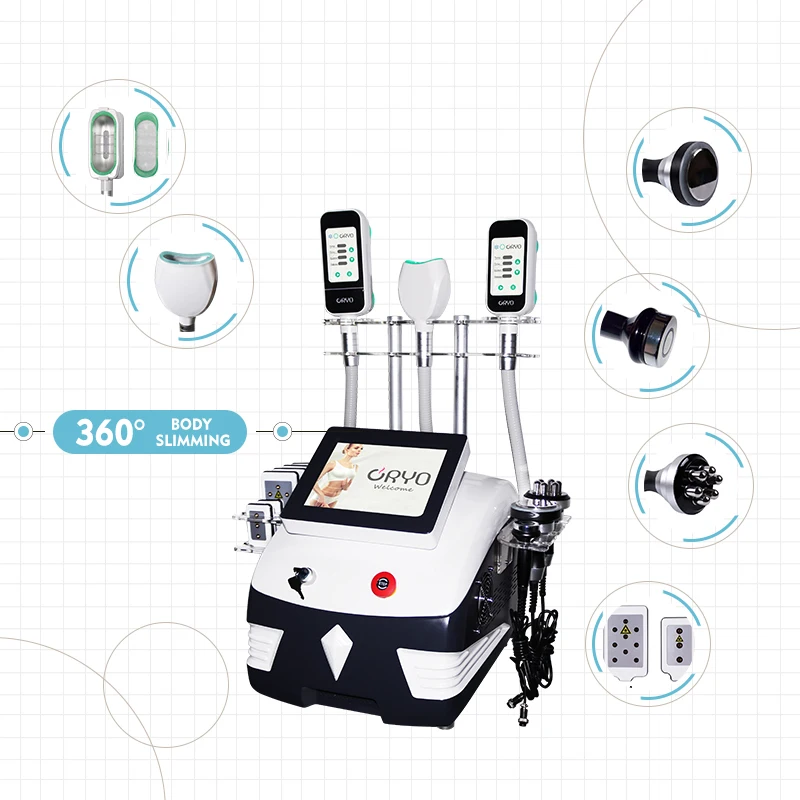 

portable beauty equipment vacuum cavitation rf multifunctional 360 cryolipolysis salon use