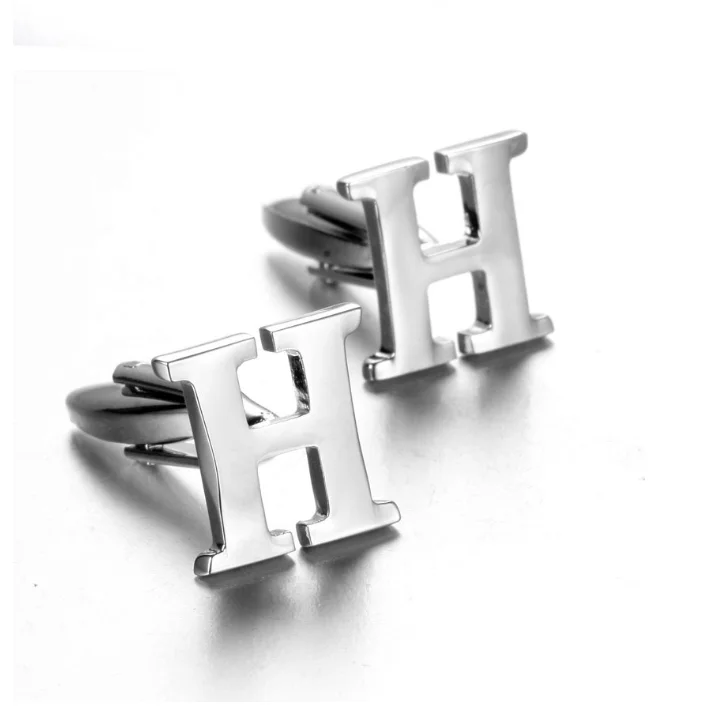 

Name Personalized Cuff Links Father's day gift Initial Cufflink for Men Boyfriend Husband Groom Wedding Cufflinks Letters Gift