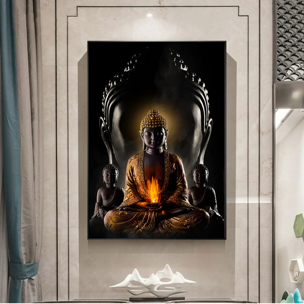 God Buddha Wall Art Canvas Prints Modern Buddha Canvas Art Paintings On