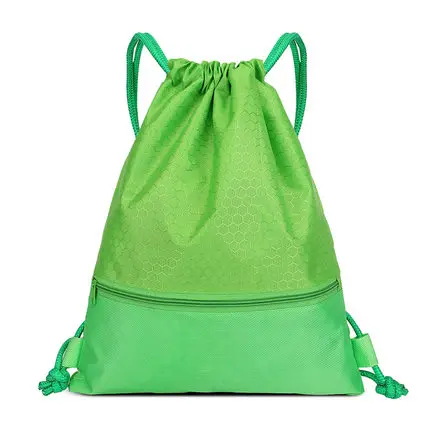 

Sports waterproof polyester drawstring rucksack bag, Any color cotton material available