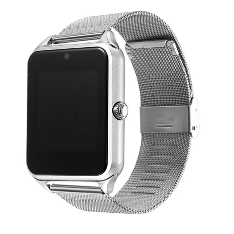 

Z60 Smart Watch GT08 Plus Metal Clock With Sim Card Slot Push Message Bluetooth Android IOS Phone Smartwatch