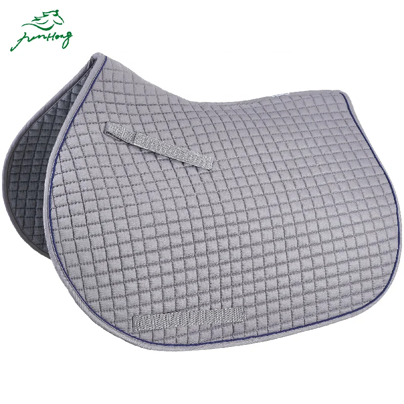 

Diamante Fabric Equestrian Riding Saddle Pad Manufacturer, Grey
