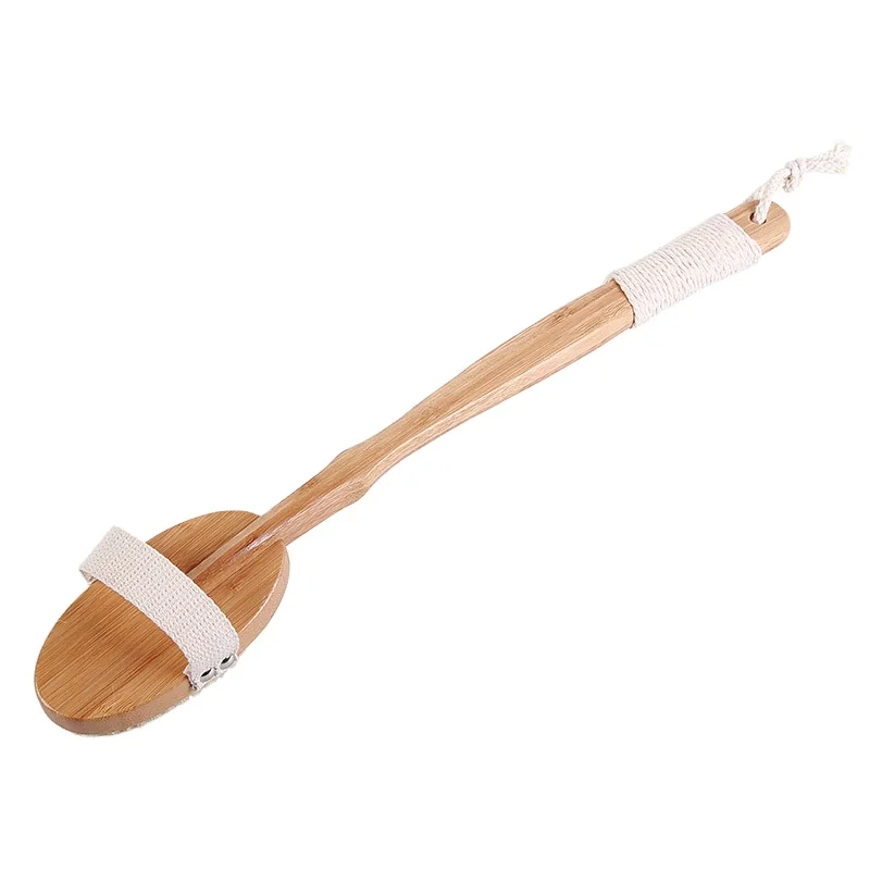 

Best selling Eco-friendly bath shower brush with long bamboo handle, Natural