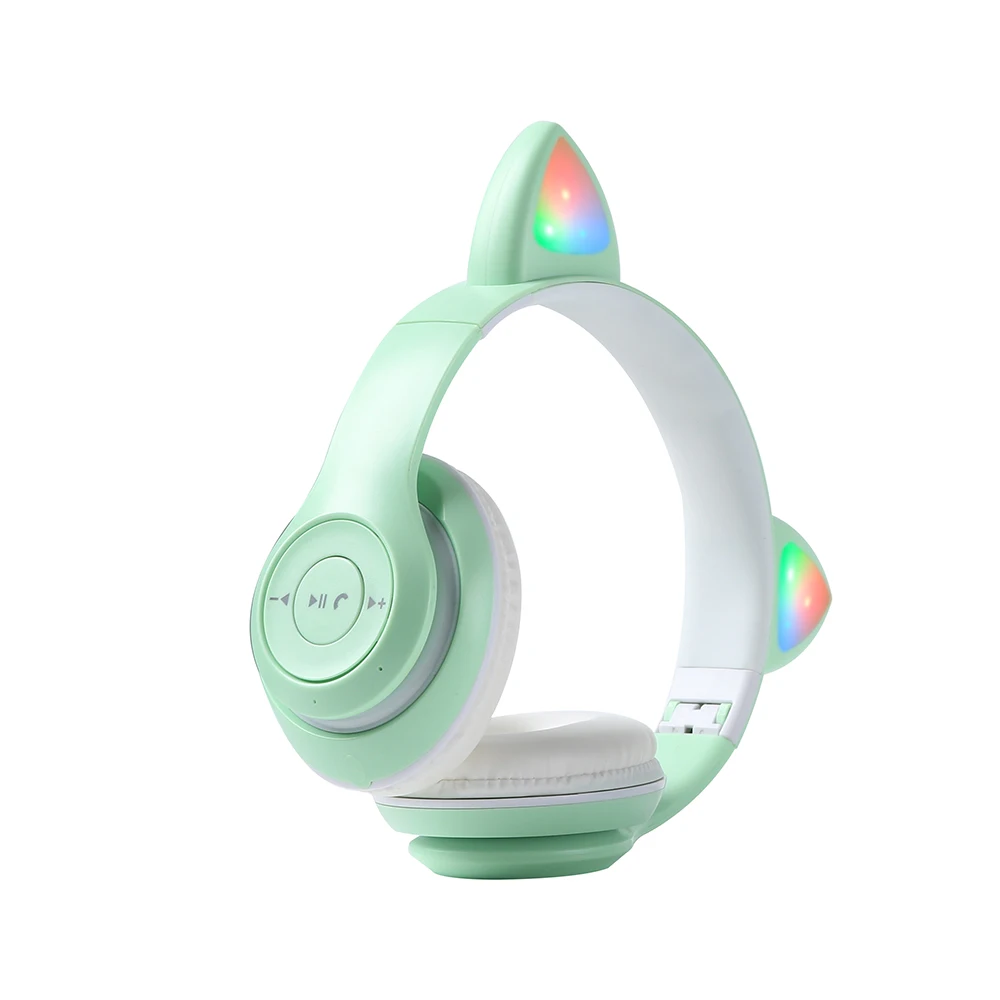 

bluetooth fone de ouvido oem cat Ears sem fio BT v5.0 RGB luz baixo cancelamento de ruido dobravel para adultos crianvas menina, Colorful