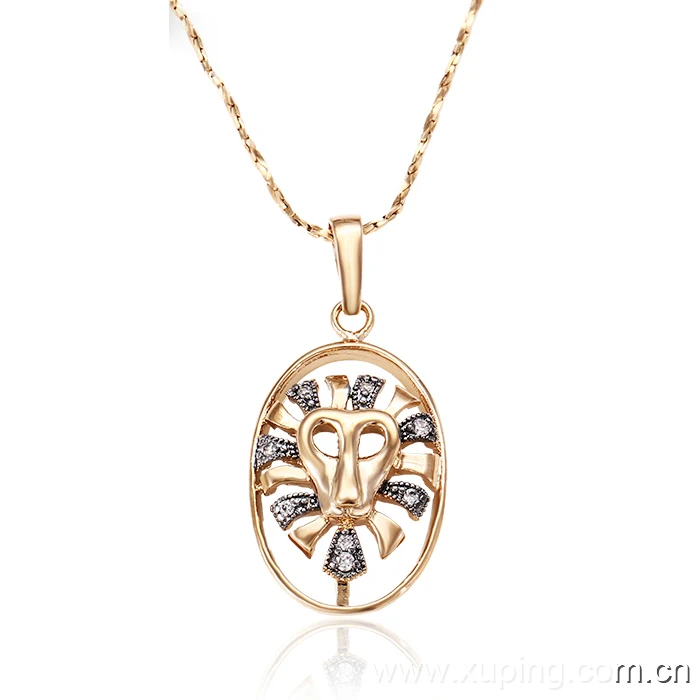 

31795 Xuping 2019 new arrival popular animal mask shape muti color pendant superstar gold plated pendant women jewelry