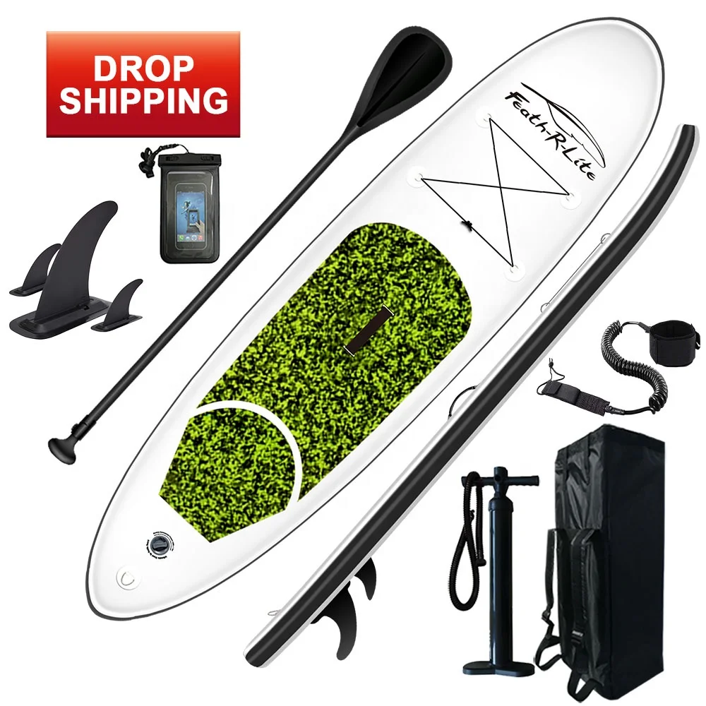 

FUNWATER drop shipping sup paddle board sup boards inflatable paddle supboard inflatable sport equipment, Green,black,blue,red