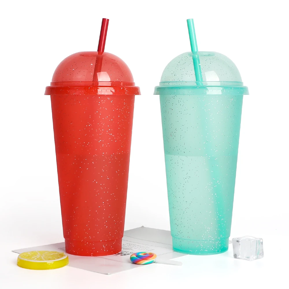 

Tumbler cold water juice drinking manufacturers suppliers reusable custom pp plastic cup with lid, Support customization