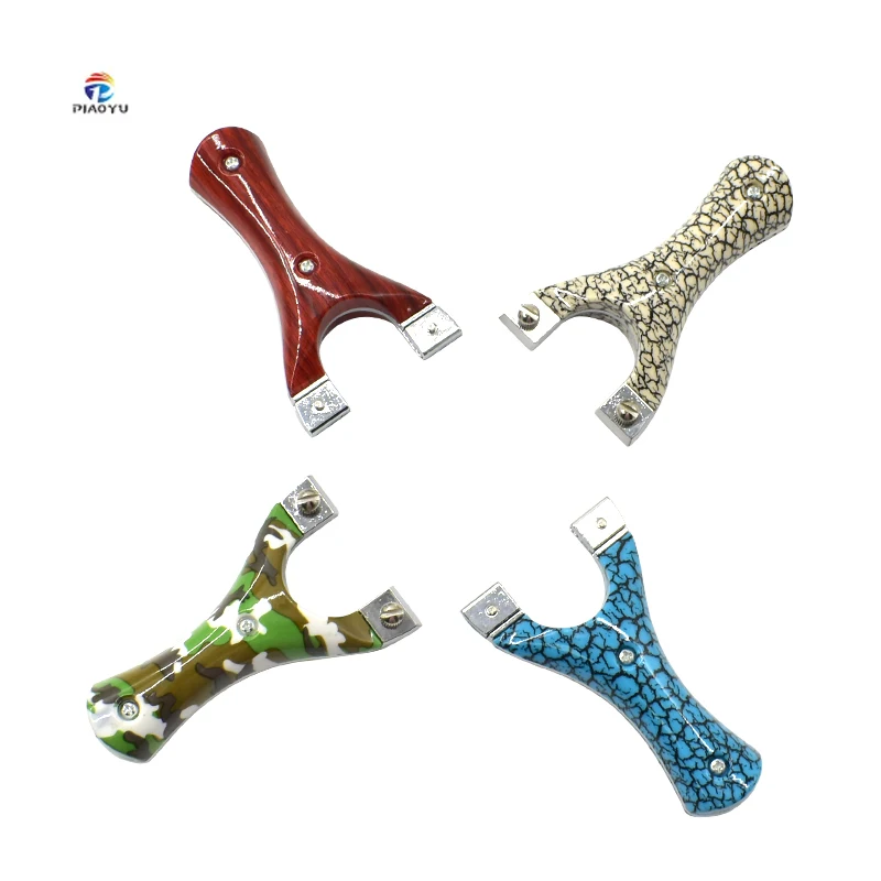 

Piaoyu beginners four-color resin flat rubber band slingshot with children's outdoor hunting slingshot toy