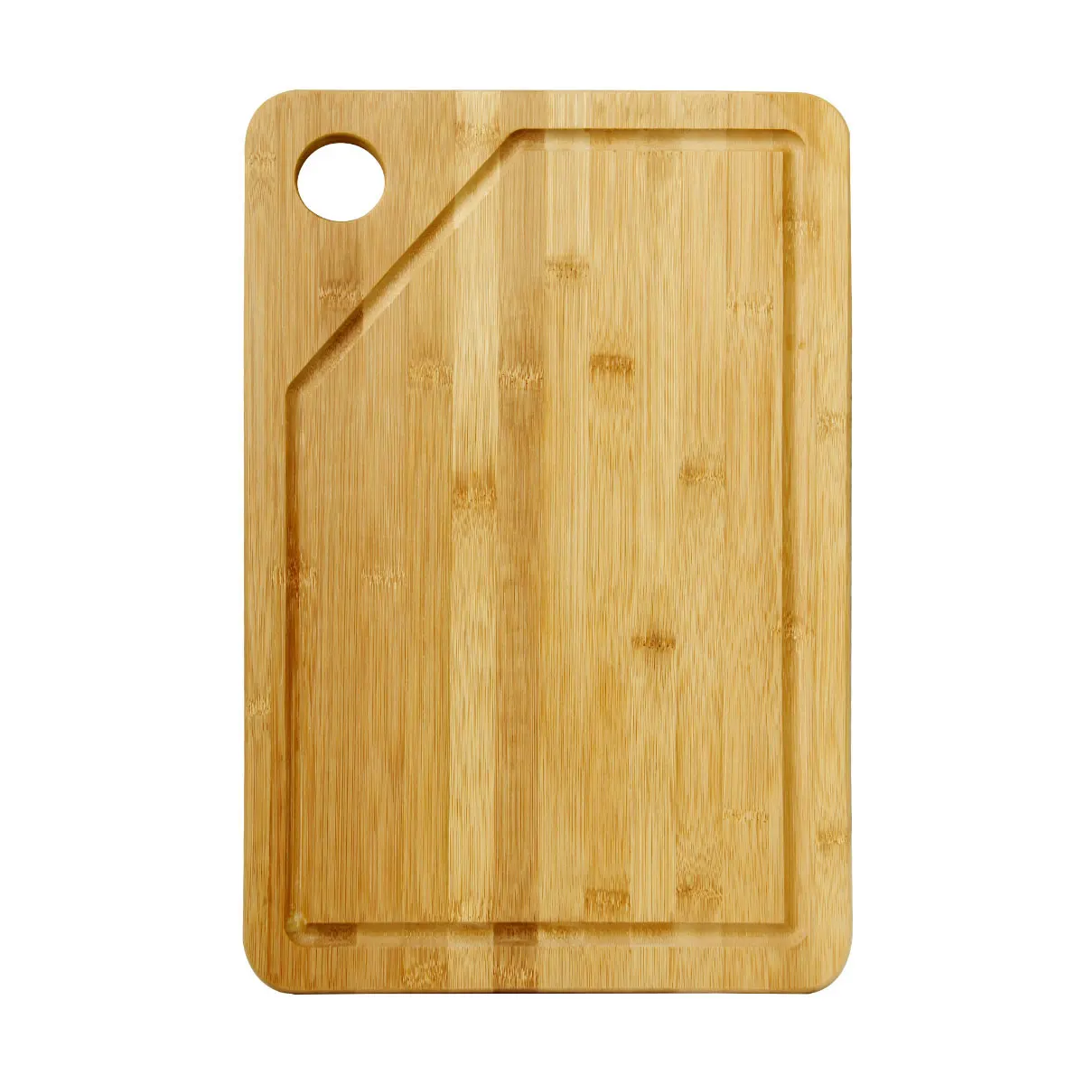 

Extra Large Organic Bamboo Cutting Board with Juice Groove - Kitchen Chopping Board with handle for Meat Cheese and Vegetable