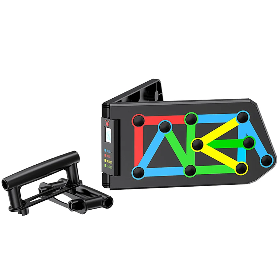

2021 latest Multifunctional chest muscle trainer folding fitness board, Black