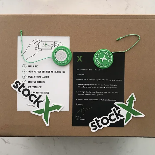 

Stock X OG QR Code Sticker StockX Card Green Circular Tag Plastic Verified Authentic Shoe Buckle Accessories