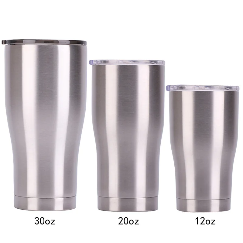 

Free Shipping US warehouse RTS 30oz modern curved tumbler vacuum insulated stainless steel tumbler cups in bulk wholesale