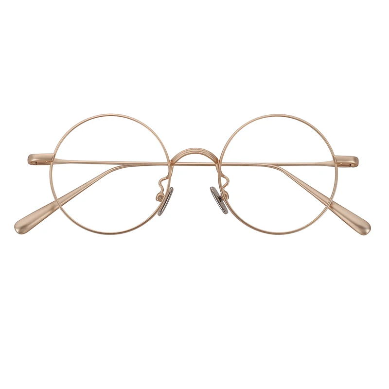 

New Fashion Custom Round Metal Frames Anti Blue Light Blocking Glasses Eyeglasses