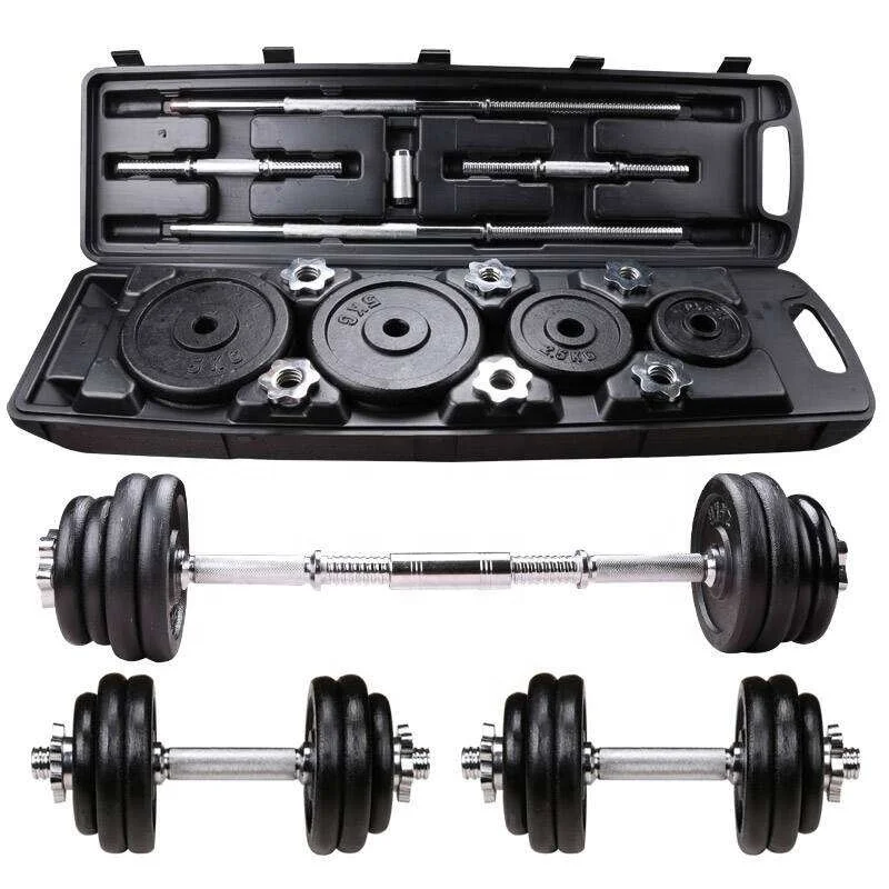 

Hot Sale adjustable paint dumbbell set 50kg dumbbell related fitness equipment and gym equipment, Customizable