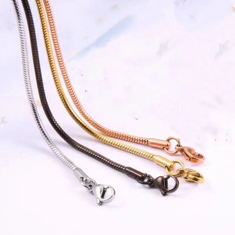 

Stainless steel necklace fashion stainless steel snake bone chain personality stainless steel jewelry