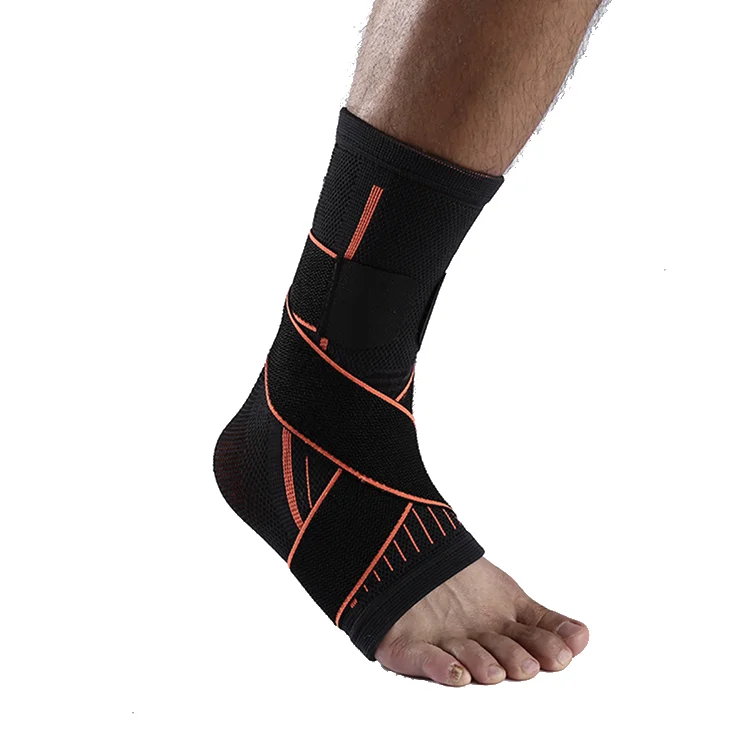 

Health Care Products Footwear Compression Sleeve Ankle Brace, Foot Care Products Adjustable Ankle Support, Black
