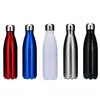 Wholesale 17oz 500ml Vacuum Insulated Water 17oz 500ml Bottle Leak-Proof Double Walled Cola Shape Sports Travel Tumbler Cups