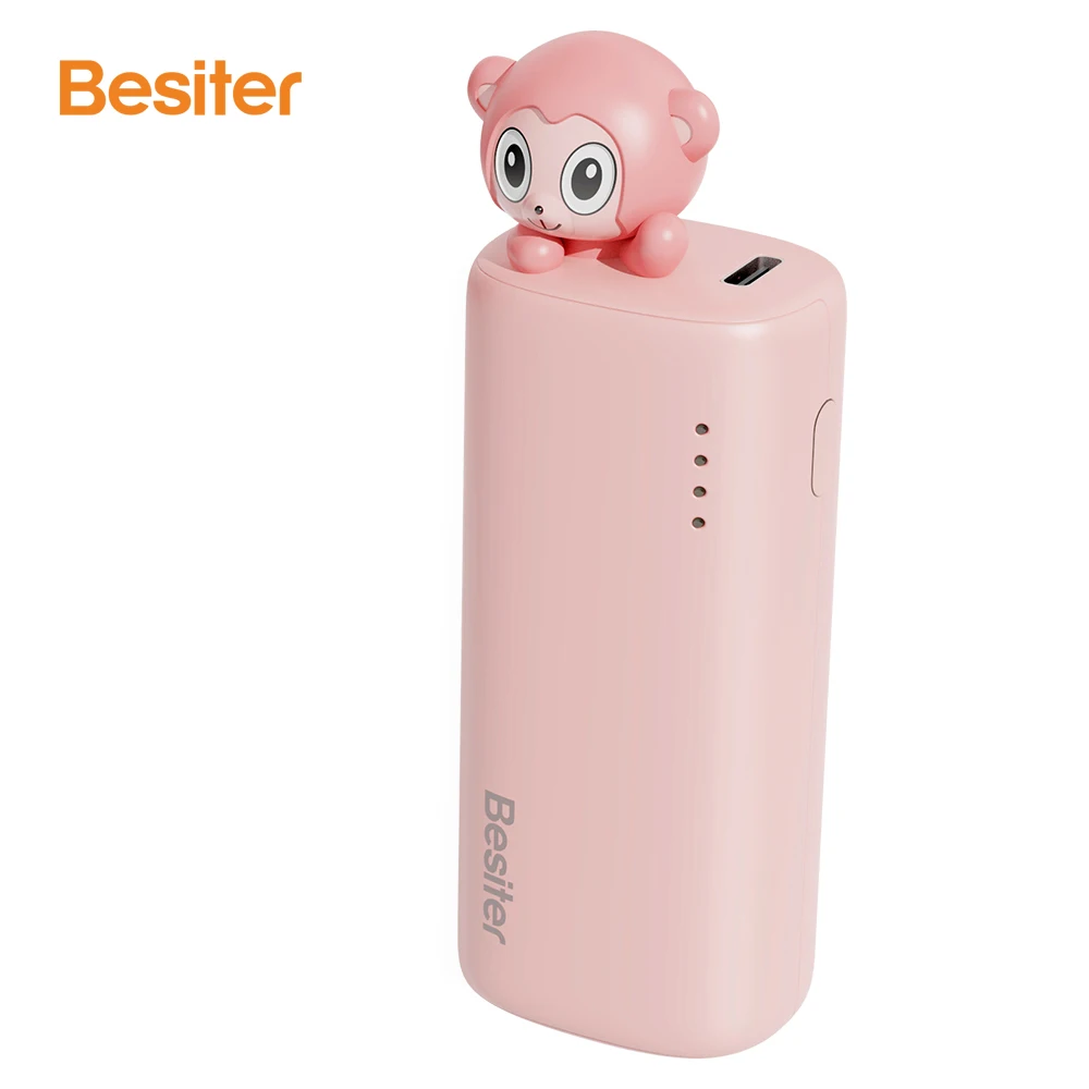 

2021 Factory high quality small Power Bank high capacity 4000mAh Power Banks Portable Charger Type-C USB charging, Customzied