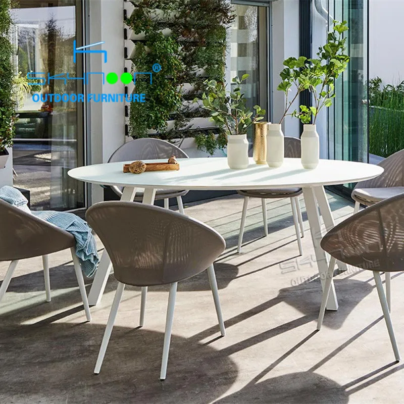 China Outdoor Aluminum Table And Chair China Outdoor Aluminum